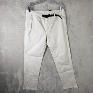 Vintage Gramicci Original Freedom Pants Men Size L Hiking Beige Belted USA 32x32